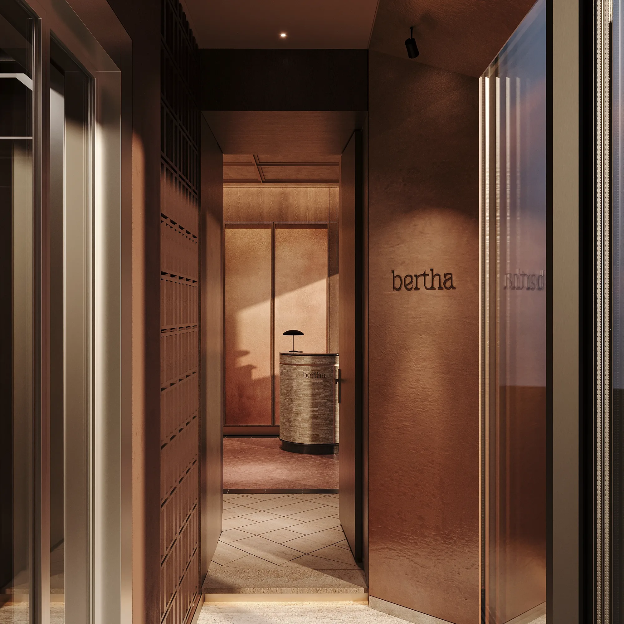 Lounge ve şömine
